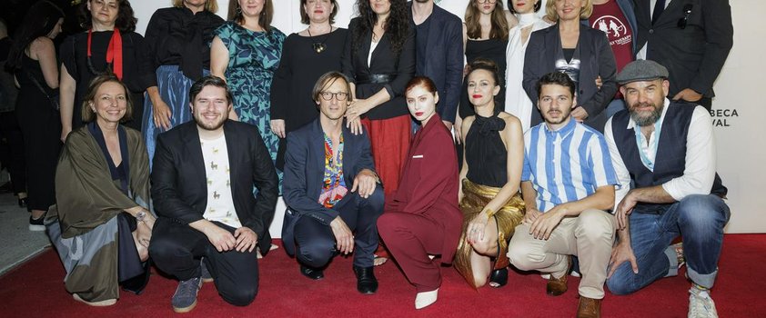 Ustvarjalna ekipa filma Odrešitev za začetnike na festivalu Tribeca. Foto: Dino Kužnik
