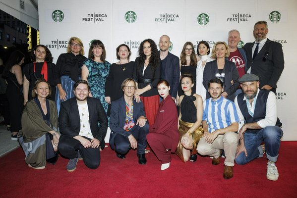 Ustvarjalna ekipa filma Odrešitev za začetnike na festivalu Tribeca. Foto: Dino Kužnik