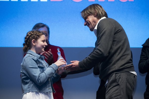 Bojan Labović (direktor 25. Festivala slovenskega filma Portorož) in Loti Kovačič - Foto: Katja Goljat