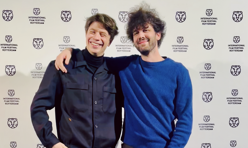 Gregor Božič in Igor Bezinović - Foto: Marina Gumzi