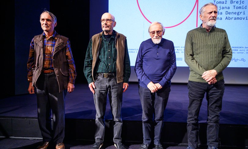 Marko Pogačnik, David Nez, Tomaž Brejc in Matjaž Hanžek - OHO - Foto: Katja Goljat