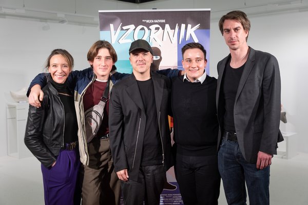 Mojca Funkl, France Mandić, Nejc Gazvoda, Marko Engelman, Jure Henigman. Foto Boštjan Pucelj