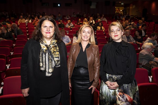 Uršula Cetinski (generalna direktorica CD), Nataša Bučar (direktorica SFC) in dr. Kaja Širok (državna sekretarka za kulturo Vlade RS) - Foto: Katja Goljat