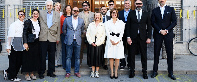 The Slovenian and Montenegrin delegations - Photo: Katja Goljat