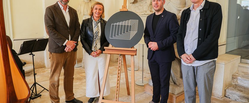 Matthijs Wouter Knol, Director of the European Film Academy; Nataša Bučar, Director of the Slovenian Film Center; Christian Poletti, Deputy Mayor of Piran; Bojan Labović, Director of the Festival of Slovenian Film Portorož - Foto: Daniel Škerjanc