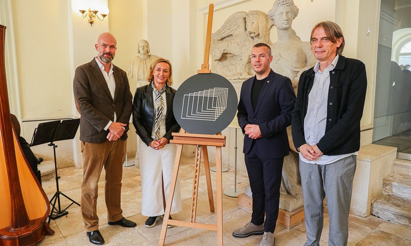 Matthijs Wouter Knol, Director of the European Film Academy; Nataša Bučar, Director of the Slovenian Film Center; Christian Poletti, Deputy Mayor of Piran; Bojan Labović, Director of the Festival of Slovenian Film Portorož - Foto: Daniel Škerjanc